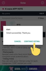 As you know, you need to download the app to vote, but this option is only . Seoul Music Award Tutorial Army S Amino