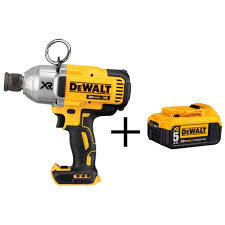 Dewalt 20 Volt Max Xr Cordless Brushless 7 16 In High Torque Impact Wrench Quick Release Chuck 1 20 Volt 5 0ah Battery Dcf898bw5b The Home Depot Impact Wrench Dewalt Power Tool Storage