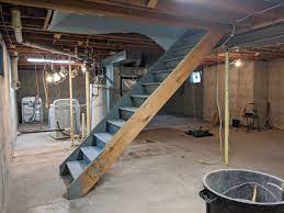 Moving The Stairs Maximized Our Space Beams To Basements