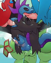 AGNPH - Gallery - 3787 - anal anal_penetration argon_vile autofellatio  balls flygon gay hermaphrodite hydreigon latias latios male oral penis sex