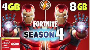 But what i realized is it's really kinda difficult to play fortnite on intel hd 4600. 4gb Vs 8gb Ram Fortnite Chapter 2 Season 4 Intel Hd 4600 Youtube