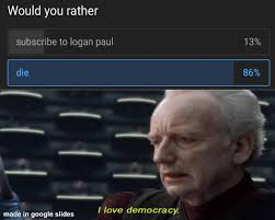 Meme generator, instant notifications, image/video download, achievements and many more! I Love Democracy Memes