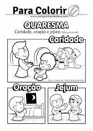 Quaresma Desenho Para Colorir Amiguinhos De Deus