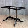 Wrought iron round coffee table base 25w x 25d x 17.5h. 1