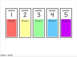 Center Rotation Chart Editable Worksheets Teaching