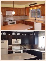 Chalk Paint And Semi Gloss Glaze On Cabinets And Soffit Demo Kitchen Design Small Kitchen Soffit Kitchen Remodel