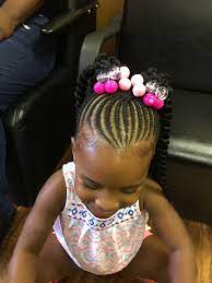 Kids Braids With Natural Base And Crochet Twist Ponytails Hair Styles Twist Ponytail Lil Girl Hairstyles