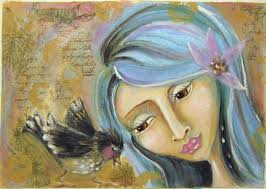 5x7 Whimsical Girl Art Prints