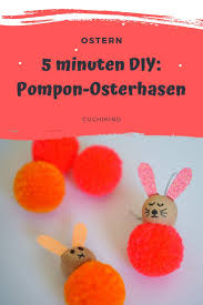 basteln mit pompons mit anleitung und video zum nachmachen cuchikind bommel machen pompoms basteln basteln