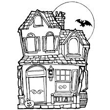 Casa Coloracio Pintar Dibuix D Impressio Free Halloween Coloring Pages Halloween Coloring Sheets House Colouring Pages