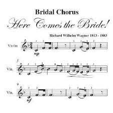 Bridal Chorus Wagner Easy Violin Sheet Music Wilhelm Bridal Chorus Violin Sheet Music Easy Violin Sheet Music