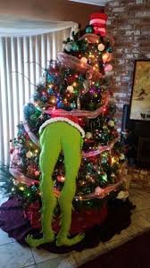 The Grinch Xmas Tree Legs Made Of Felt Ragtag Grinch Christmas Tree Grinch Christmas Decorations Whoville Christmas