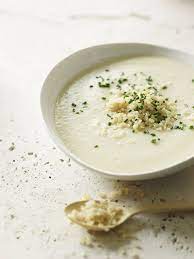 Easy Creamy Cauliflower Soup Vegan Paleo Friendly The Blender Girl Recipe Cauliflower Soup Creamy Cauliflower Soup Recipes