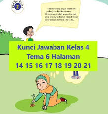 Kunci Jawaban Kelas 4 Tema 6 Halaman 14 15 16 17 18 19 20 21 Wali Kelas Sd