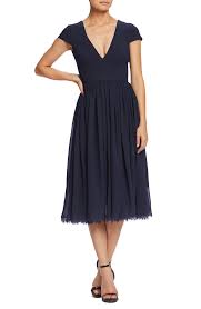 Dress The Population Corey Chiffon Fit Flare Cocktail Dress Nordstrom In 2020 Fit And Flare Cocktail Dress Dress The Population Fit Flare Dress