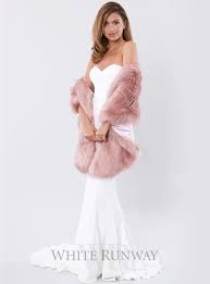 Sadie Faux Fur Shawl Fur Shawl Bridesmaids And Mother Of The Bride Bridal Fur