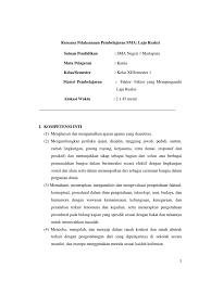 Rpp kesetimbangan kimia dan pergeseran kesetimbangan unduh. Rpp Laju Reaksi Pdf
