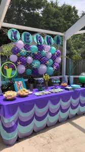 Mermaid Birthday Party Mermaid Pool Party Mermaid Birthday Party Decorations Mermaid Theme Birthday Ariel Birthday Party