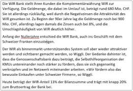 Es gab zwar schon jemand. Germann Wiggli Ceo Wir Bank Wir Befinden Uns In Einer Transformation Schweizeraktien Net