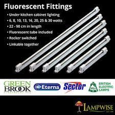T4 10 watt linkable striplight fluorescent fitting linkable electronic 10 watt t4 fluorescent striplight, supplied with power lead, link lead, tube, dffuser mounting brackets and on/off rocker switch. T4 T5 Fluorescent Strip Light Light Fittings Kitchen Cabinet Rare Hard To Find Ebay