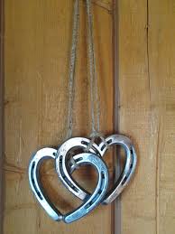 Hanging Horseshoe Hearts Horseshoe Art Horseshoe Heart Etsy Welding Art Projects Welding Art Horseshoe Art