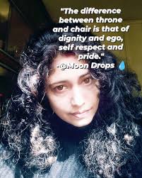 The difference between throne and chair is dignity and ego