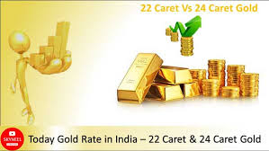 Today gold price is affected by various factors such as demand and supply, market scenarios across the globe and the strength of us dollar etc. Todays Gold Price In India 22 24 Carat Gold Rate