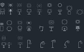 Symbols cad blocks,architecture cad blocks, cad blocks,plan,elevation,interior design,architecture details,cad details,construction details and drawings. Electric Lighting Symbols Cad Block And Typical Drawing