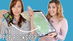 How do you make your own rock? Homemade Pop Rocks Science Youtube