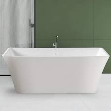 The following tips will help you maintain your freestanding. Buy Ferdy Sentosa 59 Acrylic Freestanding Bathtub Contemporary Design Soaking Tub With Brushed Nickel Drain And Minimalist Linear Design Overflow Easy To Install 02560 Online In Turkey B086pnnm59
