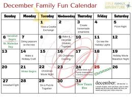 December Family Fun Calendar Things To Do With The Kids Little Family Adventure Cool Calendars Fall Family Fun Family Fun