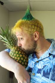 A pineapple vendor in southern china turned his hair into a pineapple shape in order to look 'more professional'. Not My Hair It S Erik Salvia S But I Thought You Guys Had To See It My Hair Hair Heaven Bad Haircut