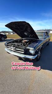 Image result for Caspian Blue 1965 Mustang