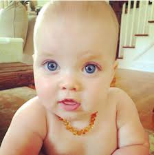 Lemon Baltic Amber teething necklaces, Amber baby Teething signs.