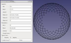 The equation for this shape is provided in figure 1. Macro 3d Parametric Curve Freecad Documentation