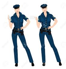 Some pictures of armed beauty in uniform. Vector Illustration Beautiful Policewoman In Uniform And Hat Royalty Free Cliparts Vectors And Stock Illustration Image 83927846