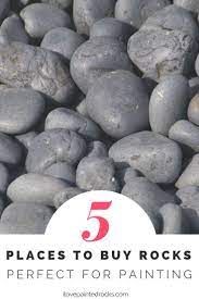 Where Do You Get Rocks For Painting Rock Painting Supplies Painted Rocks Rock Painting Ideas Easy