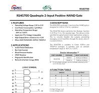 RS4GT00 Quadruple 2-Input Positive-NAND Gate