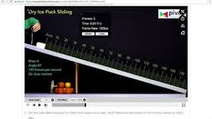 The pendulum is a simple instrument when the pendulum is left on itself, the bob hangs down with stretched string and remain stationary. Pivot Interactives Analyzing The Motion Of A Dry Ice Puck On A Ramp Youtube