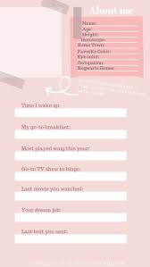 You Will Love This About Me Instagram Template For Your Stories It S A Cute Get To Know M Instagram Story Questions Instagram Questions This Or That Questions