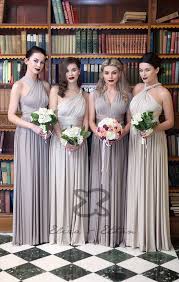 Eliza Ethan Multi Wrap Dresses Neutral Tones Mix And Match Champagne And Multiway Bridesmaid Dress Beautiful Bridesmaid Dresses Champagne Bridesmaid Dresses