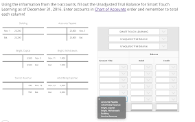 solved using the information from the t accounts fill ou