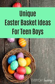 Looking for other easter basket ideas for kids, themed easter basket ideas and easter basket ideas for teenage girls see all our easter basket ideas are here. Unique Easter Basket Ideas For Teenage Boys Everyday Savvy