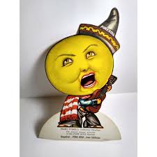 Pedro Pomelo Grapefruit California Pure Gold Fruit Advert Sign  Anthropomorphic Advertisement