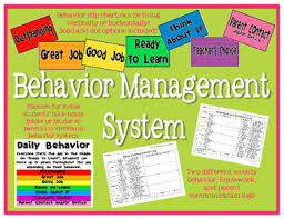 behavior management clip chart system