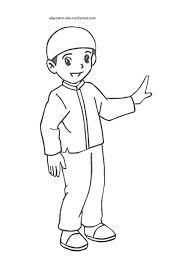 Gambar kartun anak muslim mewarnai terbaru galeri kartun. Sketsa Gambar Kartun Muslim Shefalitayal