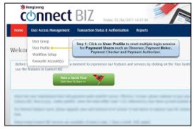 Transfer funds, pay bills, place fixed deposits and more at hong leong connect online. Connect Biz User Guide