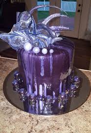Black And White Mirror Glaze Cake Mirror Glaze Oreo Purple Drip Cake Cute Birthday Cakes Cool Cake Designs Lemon White Chocolate Cake