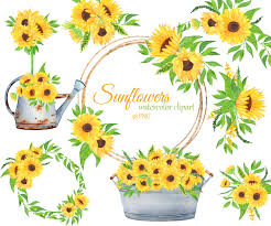 Free Free 229 Free Sunflower Wreath Clipart SVG PNG EPS DXF File