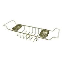 Shop our collection of clawfoot bathtub caddies online! Kingston Brass Claw Foot Bathtub Caddy In Brushed Nickel Hcc2158 The Home Depot